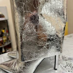 INC International Concepts Metallic Sabeel Cuff Booties